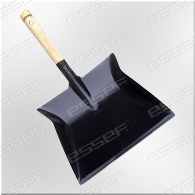 Kehrschaufel Metall + Holzstiel